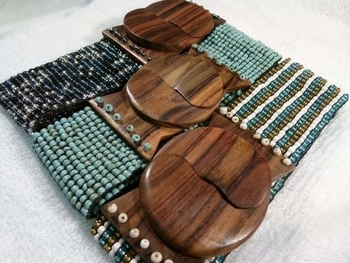 Image Beaded Belts and Bracelets