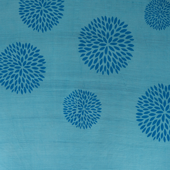 Image Silk/Linen Scarf - Chrysanthemum  - VTL