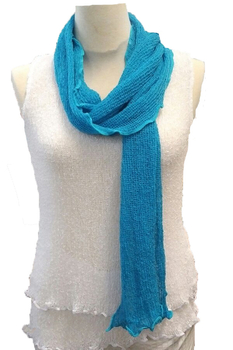 Image Ruffled Knit Scarf