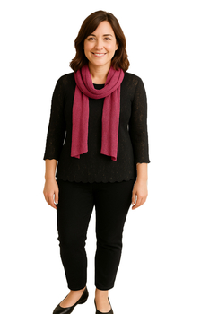 Image Sheer Tissue Knit Scarves - QA