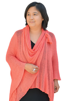 Image Sheer Tissue Knit Shawl Jacket - RUC