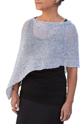 Image Tissue Knit Poncho - RUD