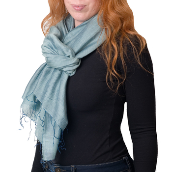 Image Silk/Linen Scarves-Solid - VSF-X