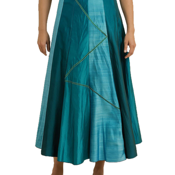 Image Taffeta Gored Skirt-Multi - VXC