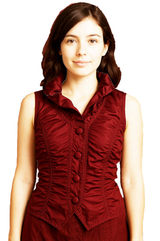 Image Taffeta Shirred Vest - VBC