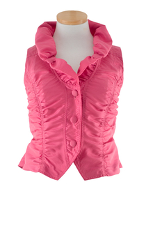 Image Taffeta Shirred Vest - VBC