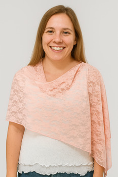 Image Stretch Lace Poncho - VUD