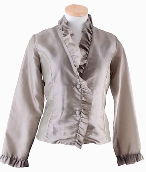 Image Taffeta Ruffle Jacket - VAK