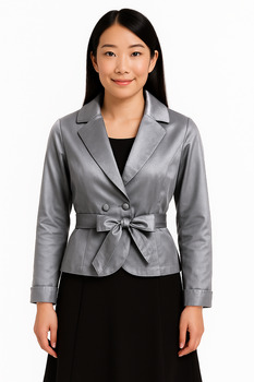 Image Taffeta Tie Jacket - VAT