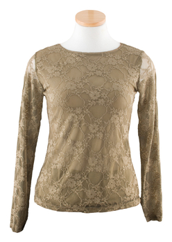 Image Lace Top - Long Sleeve - VFD