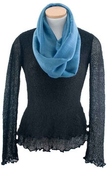 Image Silk/Linen Infinity Scarves - VSF