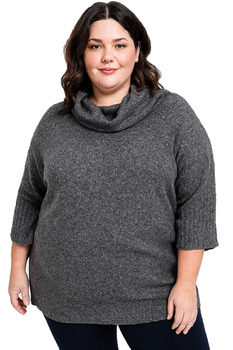 Image Boucle Soft Cowl Neck Tunic - SBB