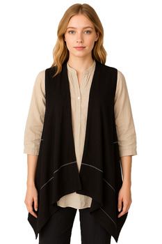 Image Long Crinkle Vest - RB