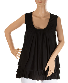 Image Sleeveless Ruffle Top -RAW