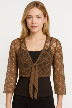 Image Stretch Lace Shrug - VUS