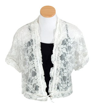 Image Lace Ruffle Jacket - VFG