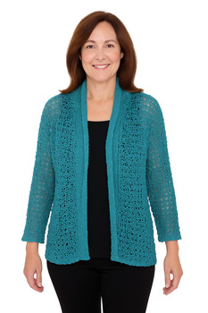 Image Popcorn Knit Longsleeve Cardigan - SNP