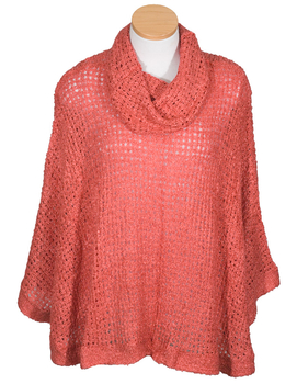 Image Soft Openweave Cape Poncho